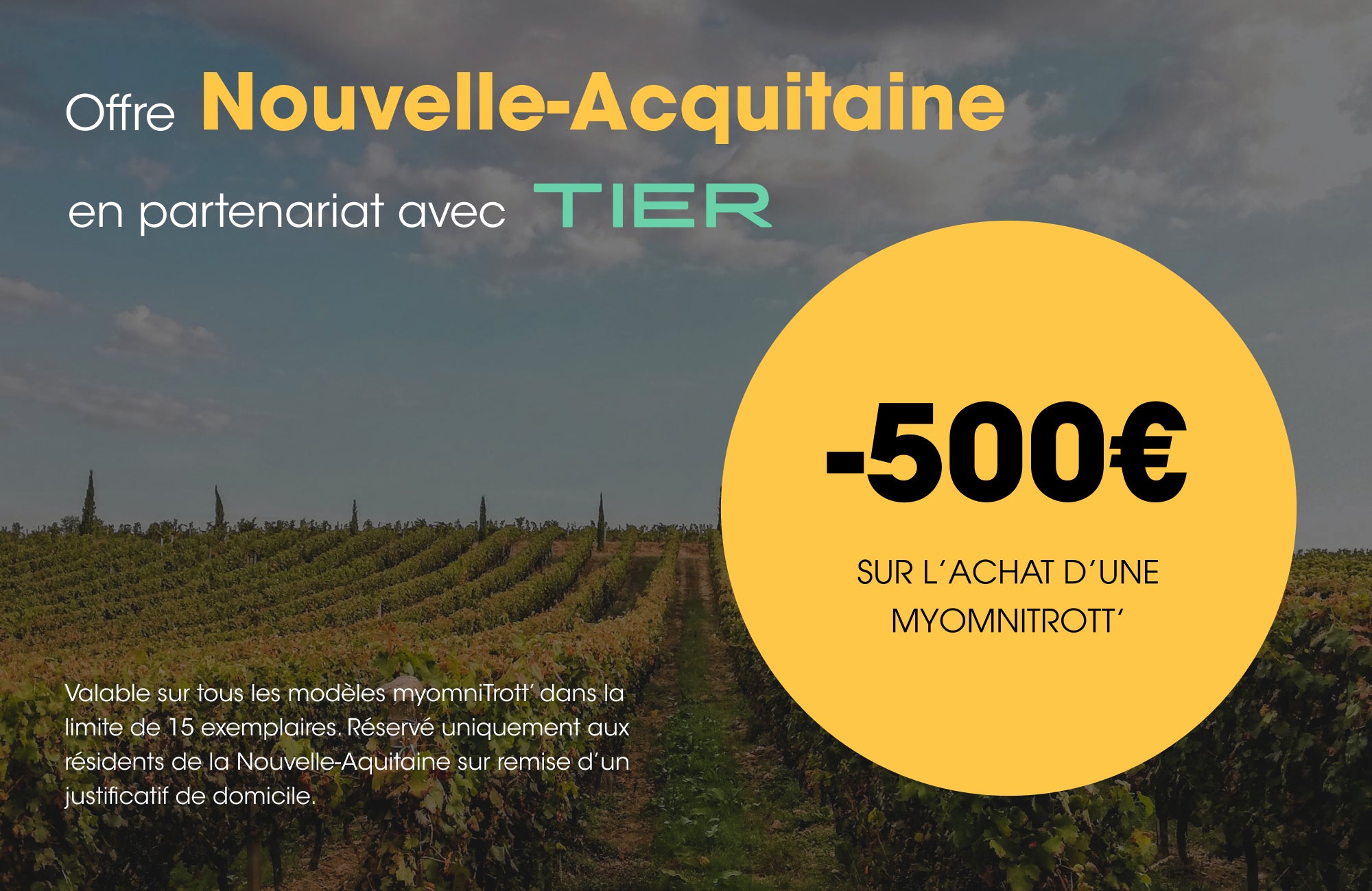 Tier mobility subventionne myomniTrott', la trottinette adaptée pour fauteuil roulant.