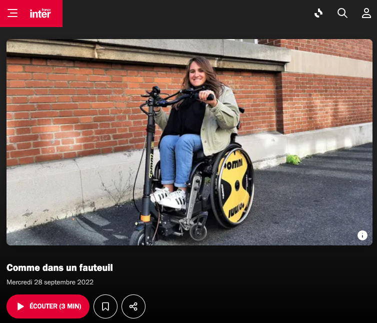 France Inter - Esprit d'initiative : Comme dans un fauteuil