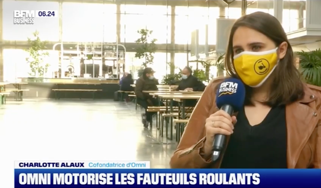 BFM Business - La France qui résiste : Omni motorise les fauteuils roulants