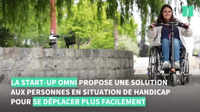 Huffpost : Relier une trottinette électrique à un fauteuil roulant, la bonne idée de cette Française